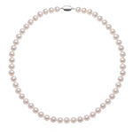 8.0-9.0 mm White Freshwater Pearl Necklace