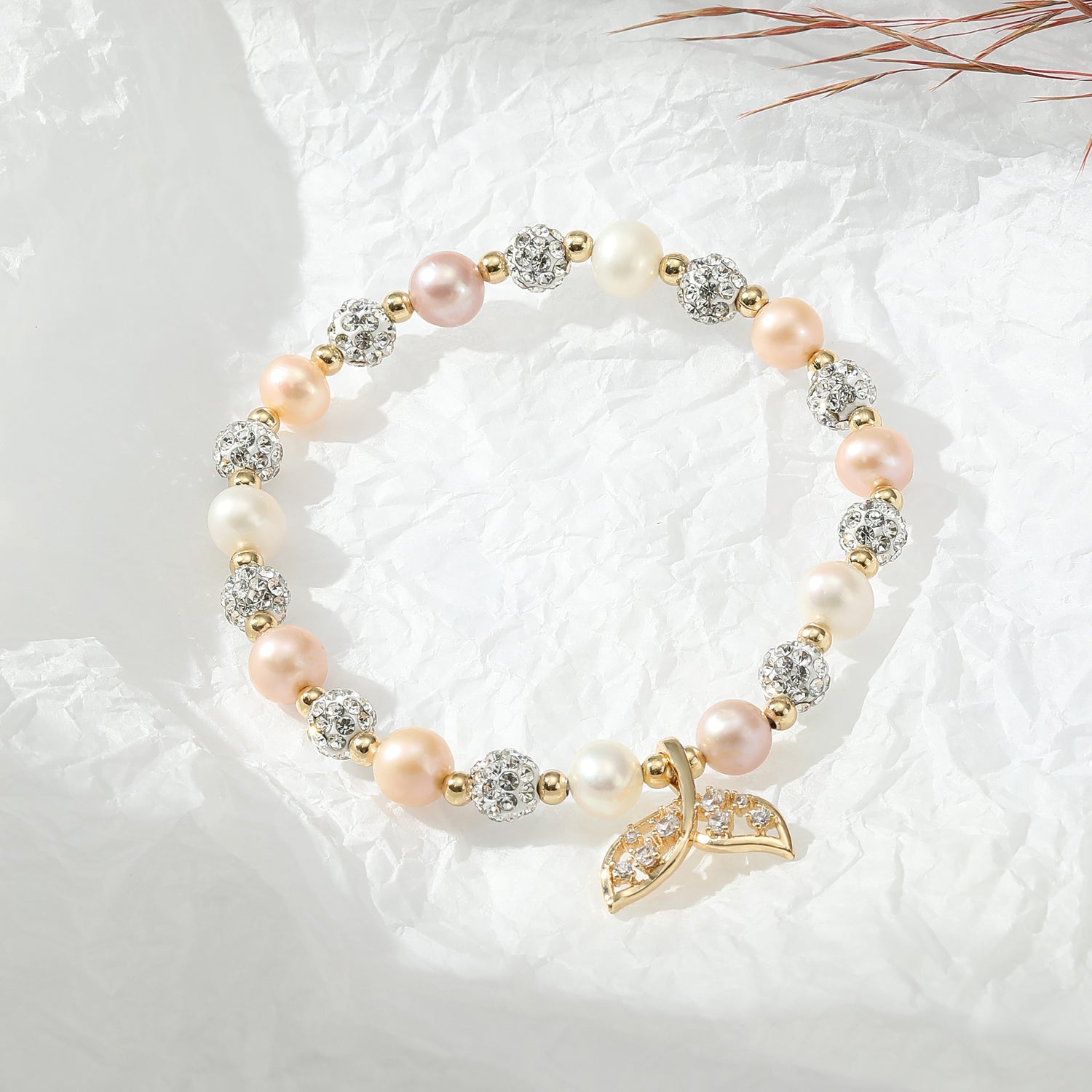 6.0-7.0mm Multicolor Freshwater Pearl Bracelet