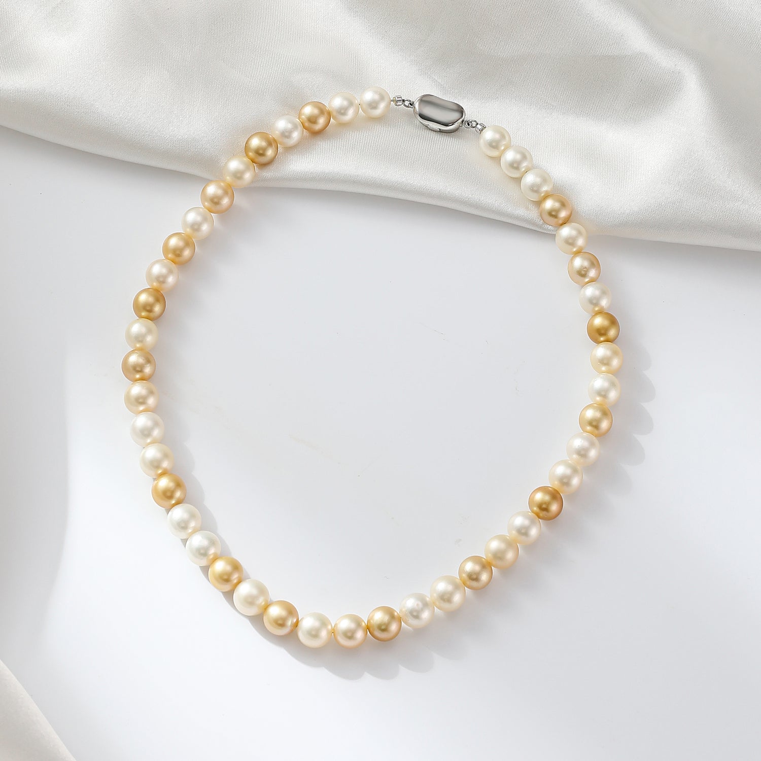 9.0-10.0 mm Multicolor South Sea Pearl Necklace